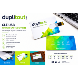 CLES USB CARTE DE VISITE