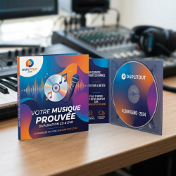 CD en digipack deux volets avec ou sans livret