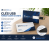 CLES USB CARTE DE VISITE