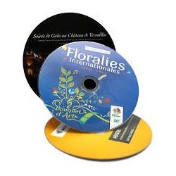 Lot de cd / dvd5 /dvd9 gravés et imprimés livres sous cloche